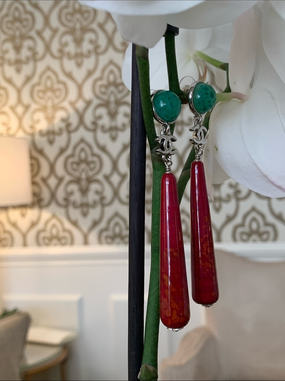 Brand new, limited edition, absolutely stunning  authentic Chanel earrings, must
